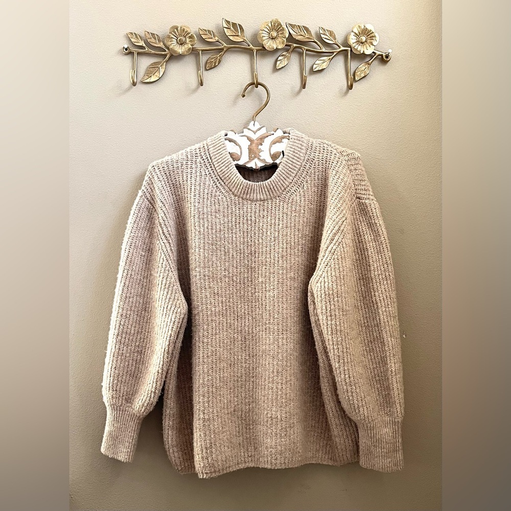 ASOS DESIGN Beige Knit Sweater